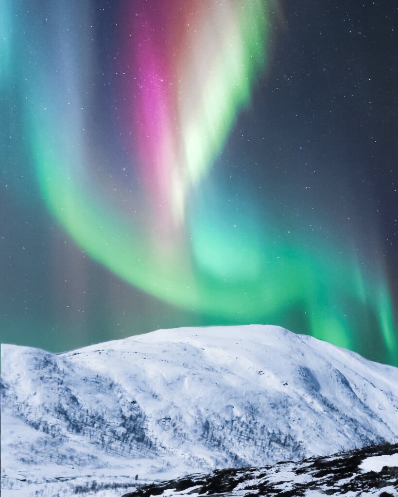 Aesthetically pleasing northern lights