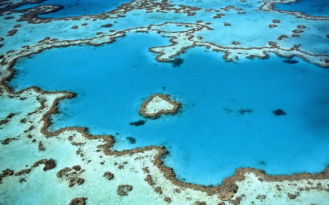 Great Barrier Reef aesthetically pleasing