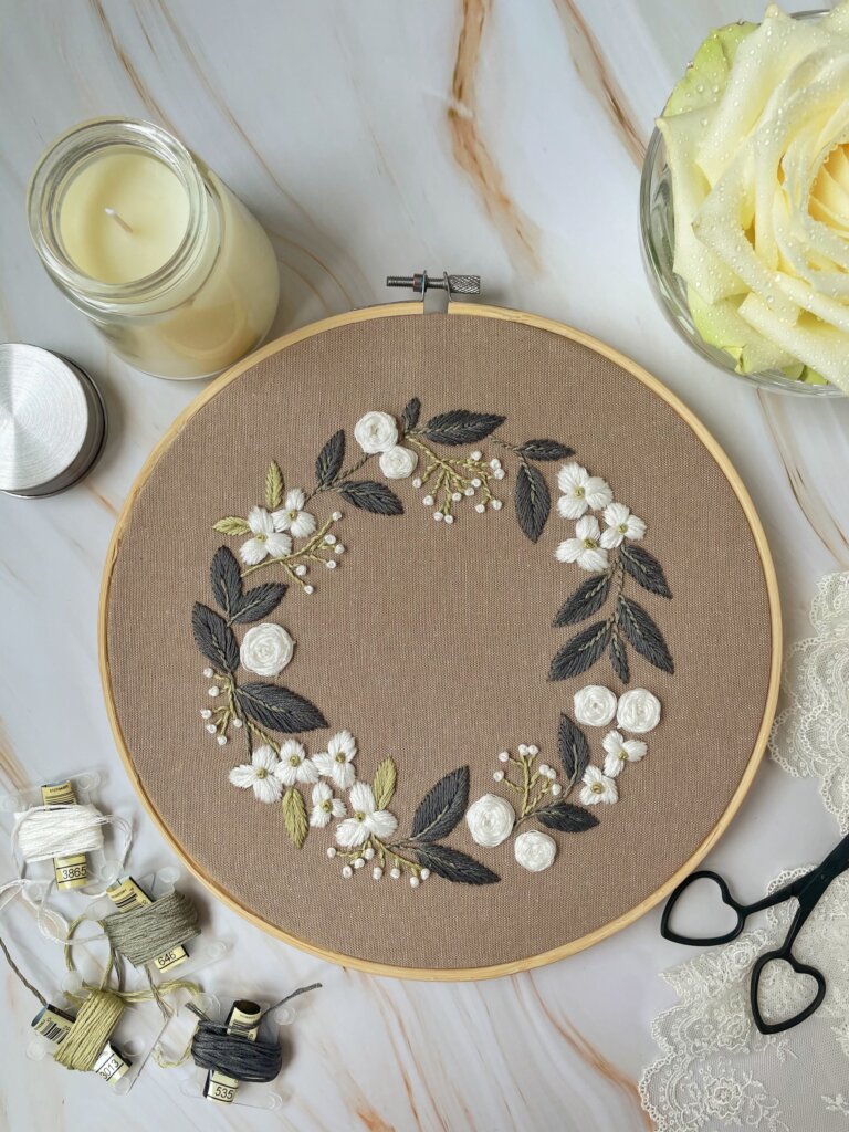 Embroidery slow living hobbies
